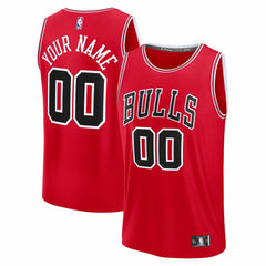 Chicago Bulls Youth Fastbreak Custom Jersey Icon Editi- Red - NBA