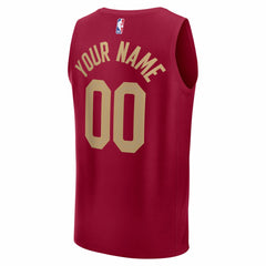 Cleveland Cavaliers Youth Fastbreak Custom Jersey Icon Editi- Red - NBA