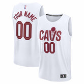 Cleveland Cavaliers Fastbreak Custom Jersey Association Editi- White - NBA