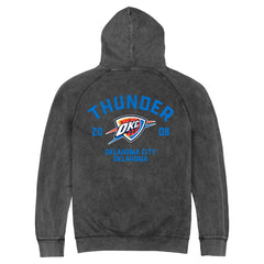 Oklahoma City Thunder Stadium Essentials Unisex Get Back Vintage Raglan Hoodie Black - NBA
