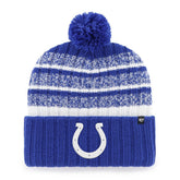 Indianapolis Colts '47 Tavern Cuffed Knit Hat with Pom Royal/White | 47 brand