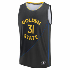 Seth Curry Golden State Warriors Fast Break Replica Player Jersey Statement Editi- Black - NBA