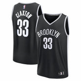Nic Claxton Brooklyn Nets Fast Break Replica Jersey Black Icon Edition - NBA