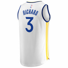 Will Richard Golden State Warriors Fast Break Replica Jersey White Association Edition - NBA