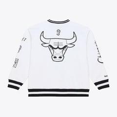 Chicago Bulls Hardwood Classics Arctic Fleece Sweatshirt White - NBA