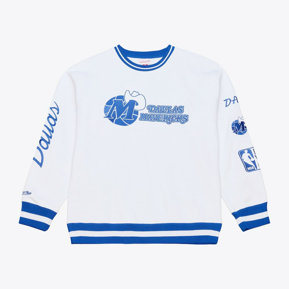 Dallas Mavericks Arctic Fleece Sweatshirt White - NBA