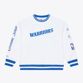 Golden State Warriors Arctic Fleece Sweatshirt White - NBA
