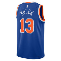 Tyler Kolek New York Knicks Unisex Swingman Jersey Icon Edition Blue - NBA