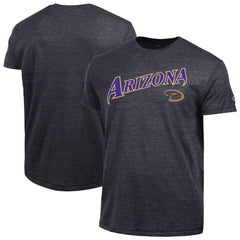 Arizona Diamondbacks Champion Cooperstown Wordmark Lockup Tri-Blend T-Shirt - MLB