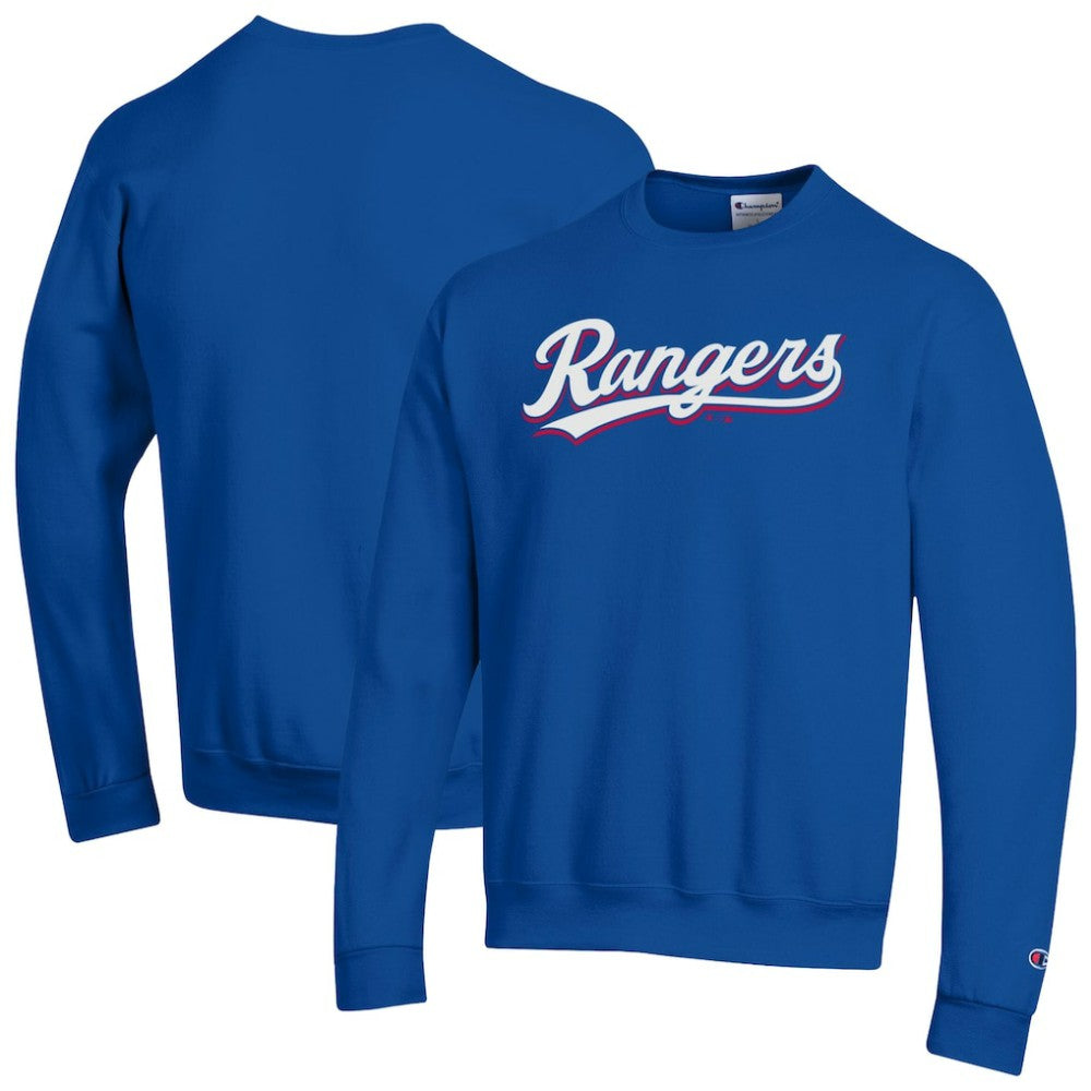 Texas Rangers Champion Powerblend Wordmark Sweatshirt - MLB
