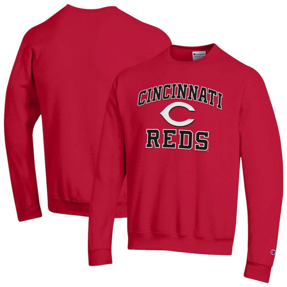 Cincinnati Reds Champion Heart & Soul Powerblend Sweatshirt - MLB