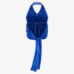 Golden State Warriors Off Season x NBA Women's Halter Top Royal - NBA
