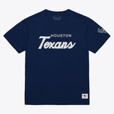 Houston Texans Head Coach Classic T-Shirt Navy | Mitchell & Ness