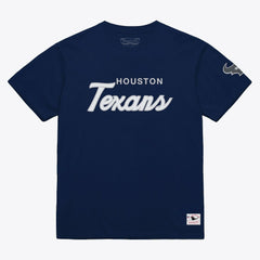 Houston Texans Head Coach Classic T-Shirt Navy | Mitchell & Ness