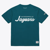Jacksonville Jaguars Head Coach Classic T-Shirt Teal | Mitchell & Ness