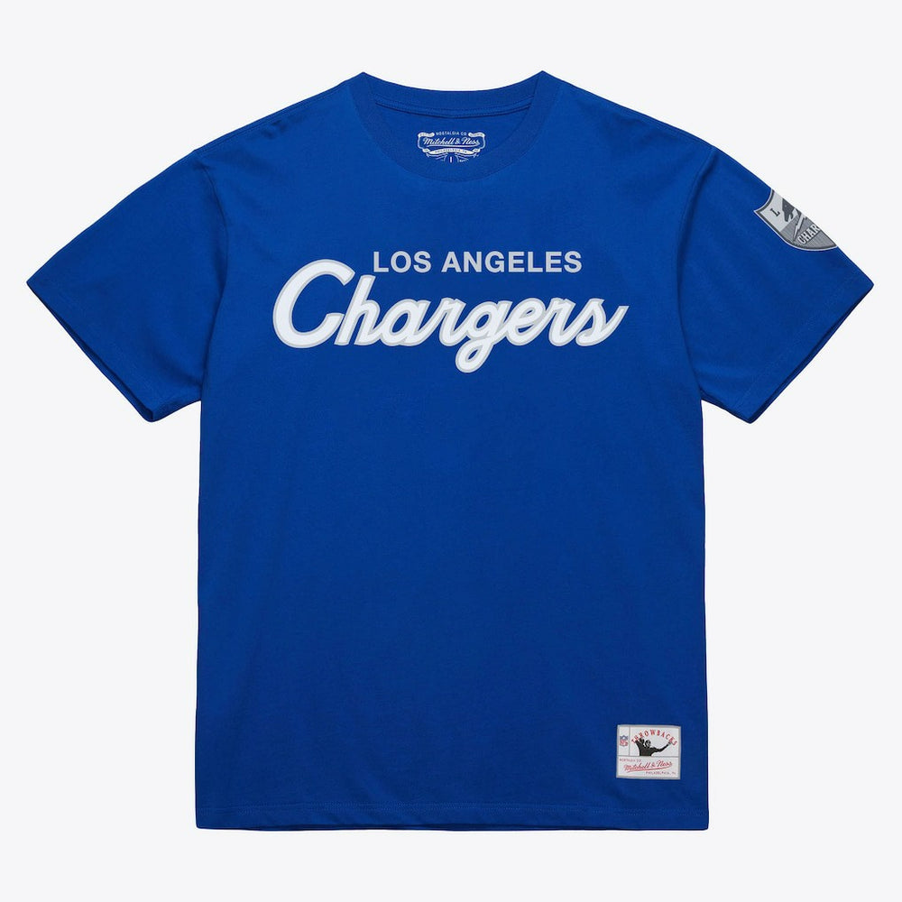 Los Angeles Chargers Head Coach Classic T-Shirt Royal | Mitchell & Ness