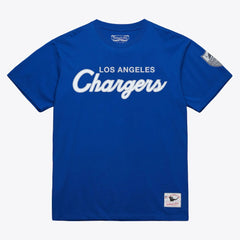 Los Angeles Chargers Head Coach Classic T-Shirt Royal | Mitchell & Ness