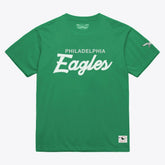 Philadelphia Eagles Head Coach Classic T-Shirt Kelly Green | Mitchell & Ness