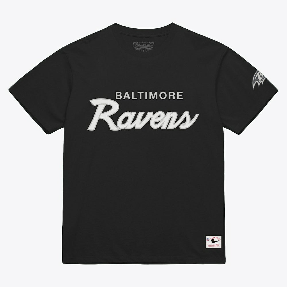 Baltimore Ravens Head Coach Classic T-Shirt Black | Mitchell & Ness