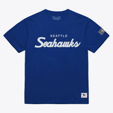 Seattle Seahawks Head Coach Classic T-Shirt Royal | Mitchell & Ness