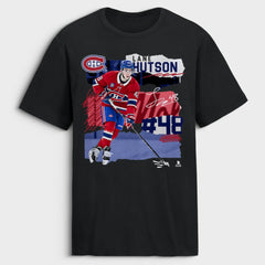 Lane Hutson Montreal Canadiens Fresh Ice T-Shirt - Black - NHL