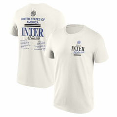 Inter Milan 2025 CWC US Tour T-Shirt Cream | Fanatics
