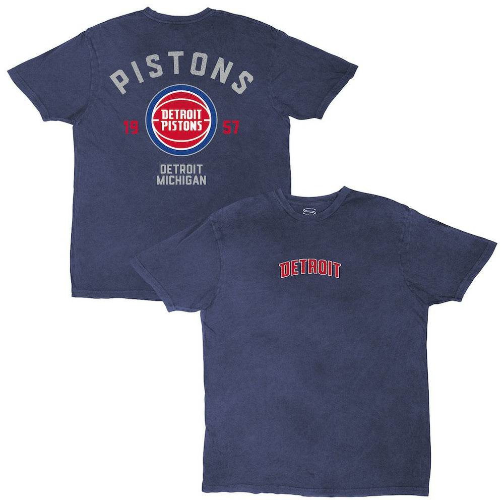 Detroit Pistons Stadium Essentials Unisex Get Back Vintage T-Shirt Blue - NBA