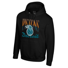 Detroit Pistons Stadium Essentials Unisex Sky High Hoodie Black - NBA