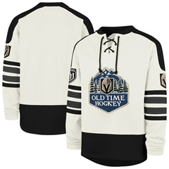 Vegas Golden Knights '47 Pond Hockey Trio Eternal Lacer Sweatshirt - Cream - NHL