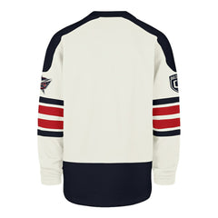 Columbus Blue Jackets '47 Pond Hockey Trio Eternal Lacer Sweatshirt - Cream - NHL