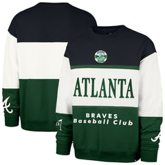 Atlanta Braves '47 Tee Up Maximalist Fleece Sweatshirt - MLB