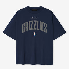 Memphis Grizzlies Fear of God x NBA Unisex 90s Fit T-Shirt Navy - NBA