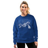 Los Angeles Dodgers Starter Women's Lace Classic Sweatshirt - MLB