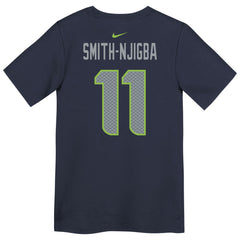 Jaxon Smith-Njigba Seattle Seahawks Preschool Super Bowl LX Patch Name & Number T-Shirt College Navy | Nike for Sale