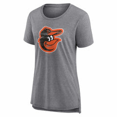 Baltimore Orioles Women's Heritage Personalized Any Name & Number Tri-Blend T-Shirt - MLB
