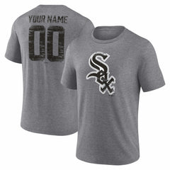 Chicago White Sox Heritage Personalized Any Name & Number Tri-Blend T-Shirt - MLB