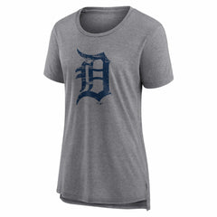 Detroit Tigers Women's Heritage Personalized Any Name & Number Tri-Blend T-Shirt - MLB
