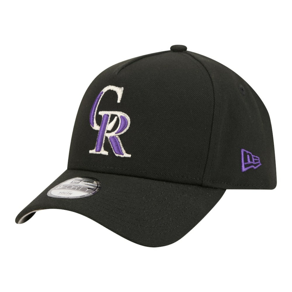 Colorado Rockies New Era Youth 9FORTY A-Frame Adjustable Hat - MLB