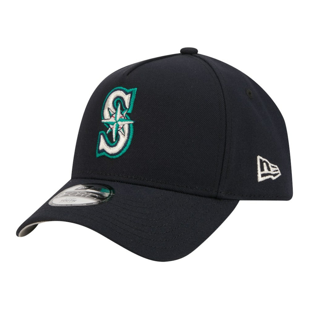 Seattle Mariners New Era Youth 9FORTY A-Frame Adjustable Hat - MLB