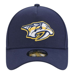 Nashville Predators New Era Youth 9FORTY A-Frame Adjustable Hat - Navy - NHL