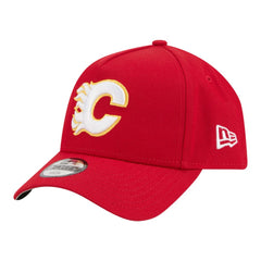 Calgary Flames New Era Youth 9FORTY A-Frame Adjustable Hat - Red - NHL