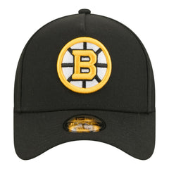 Boston Bruins New Era Youth 9FORTY A-Frame Adjustable Hat - Black - NHL