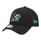 San Jose Sharks New Era Youth 9FORTY A-Frame Adjustable Hat - Black - NHL