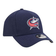 Columbus Blue Jackets New Era Youth 9FORTY A-Frame Adjustable Hat - Navy - NHL