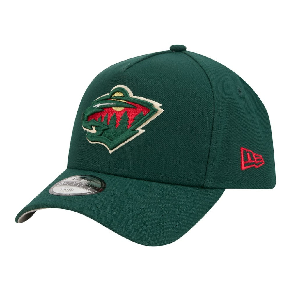 Minnesota Wild New Era Youth 9FORTY A-Frame Adjustable Hat - Green - NHL
