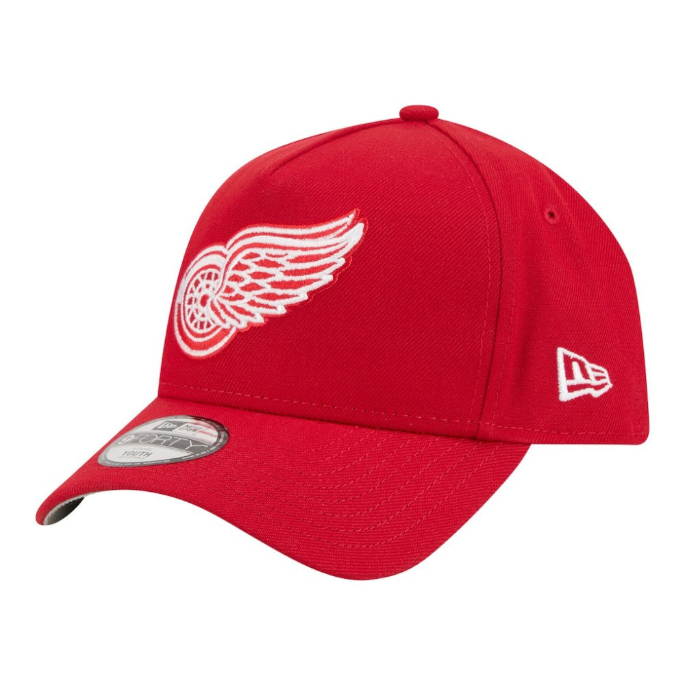 Detroit Red Wings New Era Youth 9FORTY A-Frame Adjustable Hat - Red - NHL