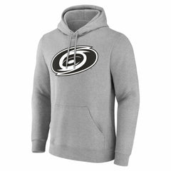 Carolina Hurricanes Big & Tall Personalized Name & Number Monochrome Pullover Hoodie - Gray - NHL