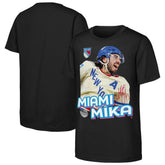 Mika Zibanejad New York Rangers Outerstuff Youth Miami Mika T-Shirt - Black - NHL