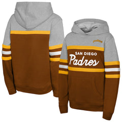 San Diego Padres Mitchell & Ness Youth Cooperstown Head Coach Pullover Hoodie - MLB