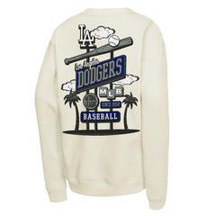 Los Angeles Dodgers Mitchell & Ness Youth Retro Billboard Sweatshirt - MLB